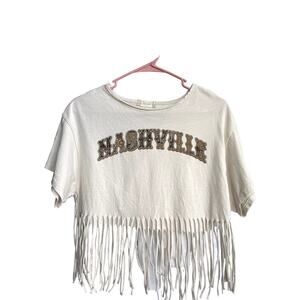 Western Rodeo Altar'd State Nashville Fringe Crop Top Size Small Festival